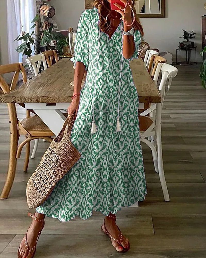 Luna | Robe bohème à coupe flatteuse