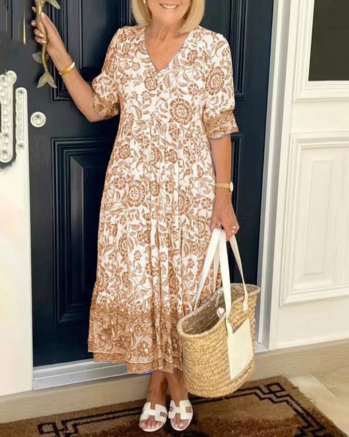 Madison – Robe fleurie col V