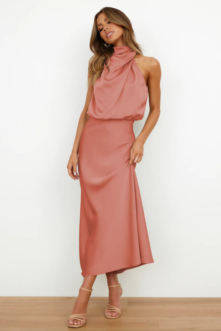 Robe Quentin Drapée Sahara