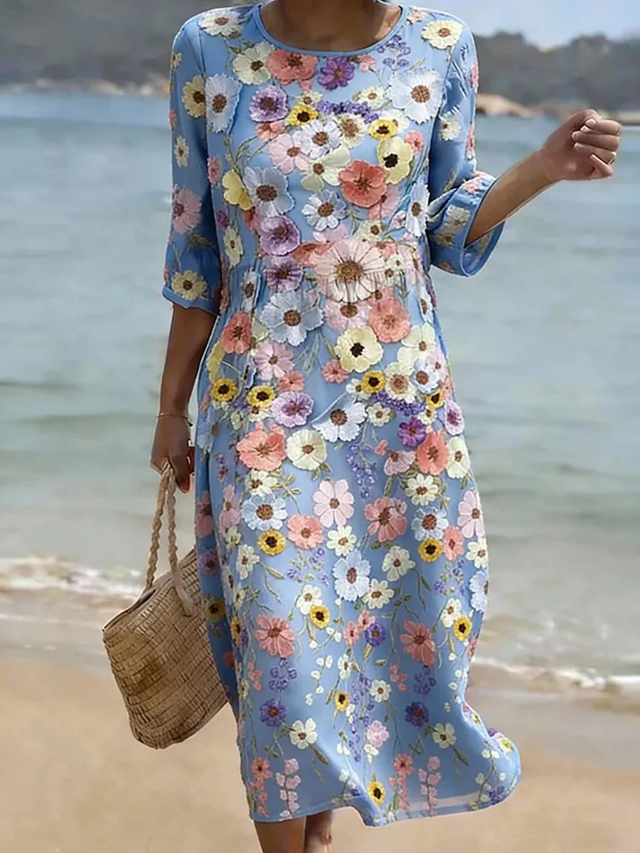Brooke | Robe Fleurie Élégante