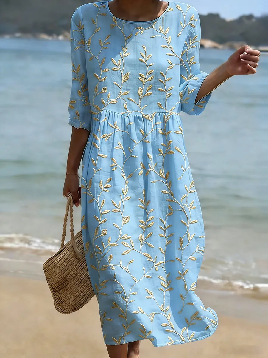 Jade | Robe Fleurie Élégante