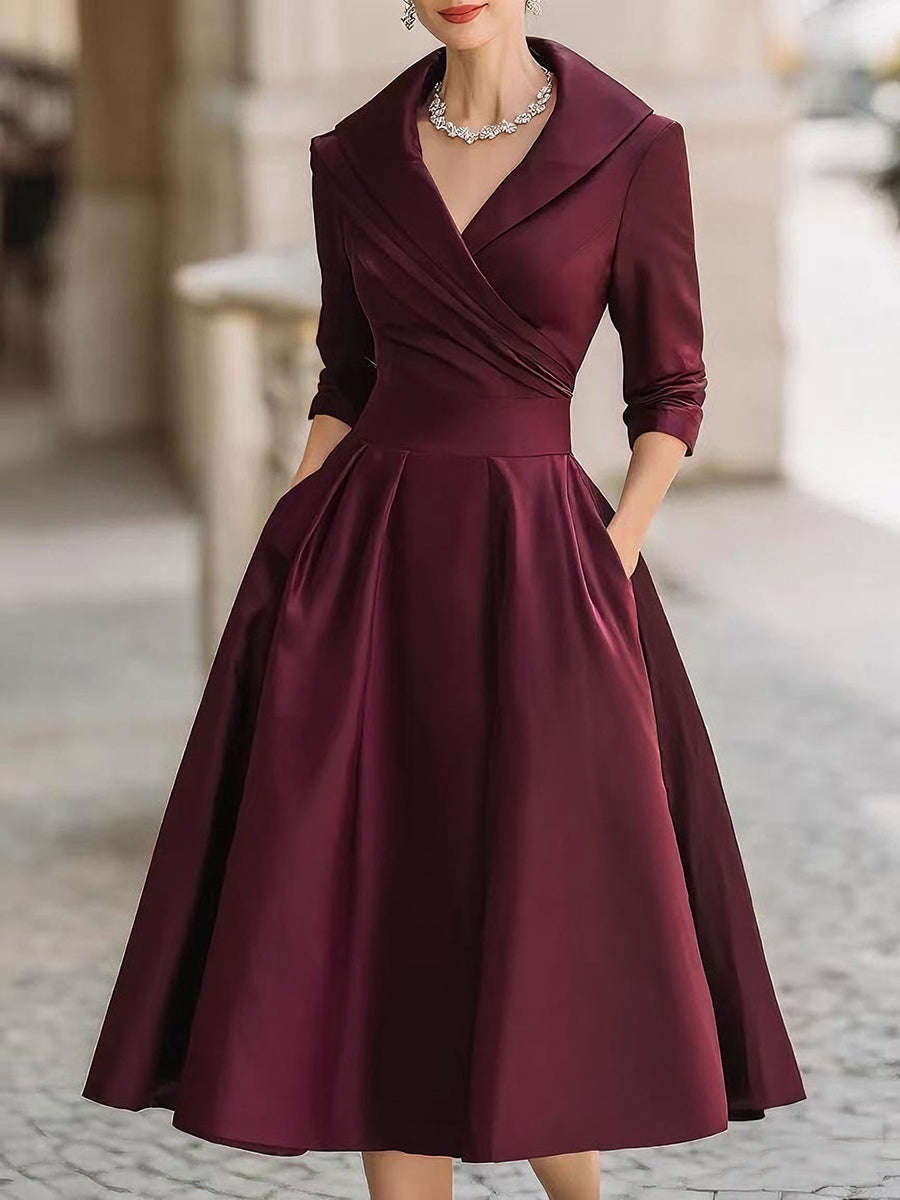 Mai | Robe Midi Élégante Intemporelle