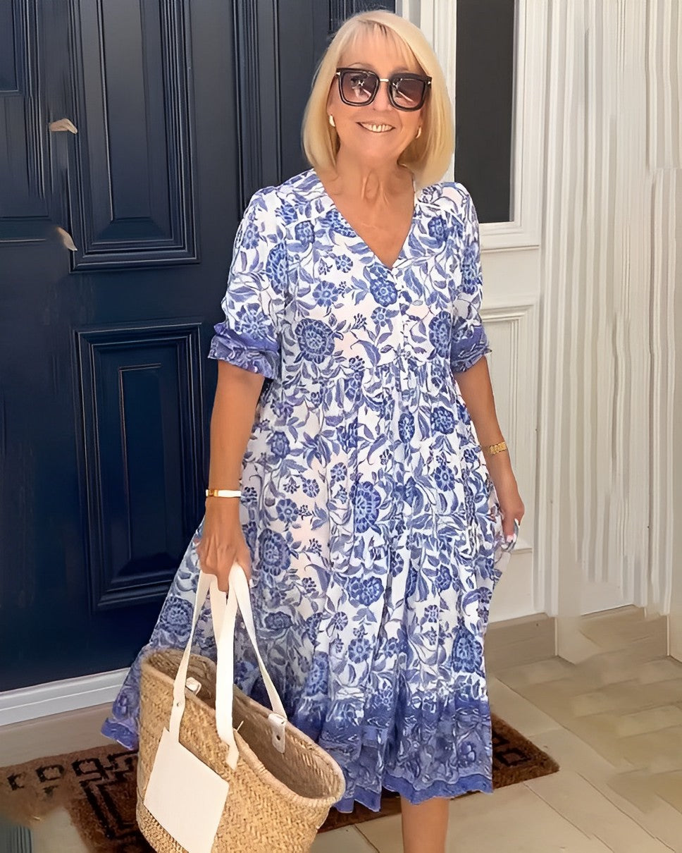 Madison – Robe fleurie col V