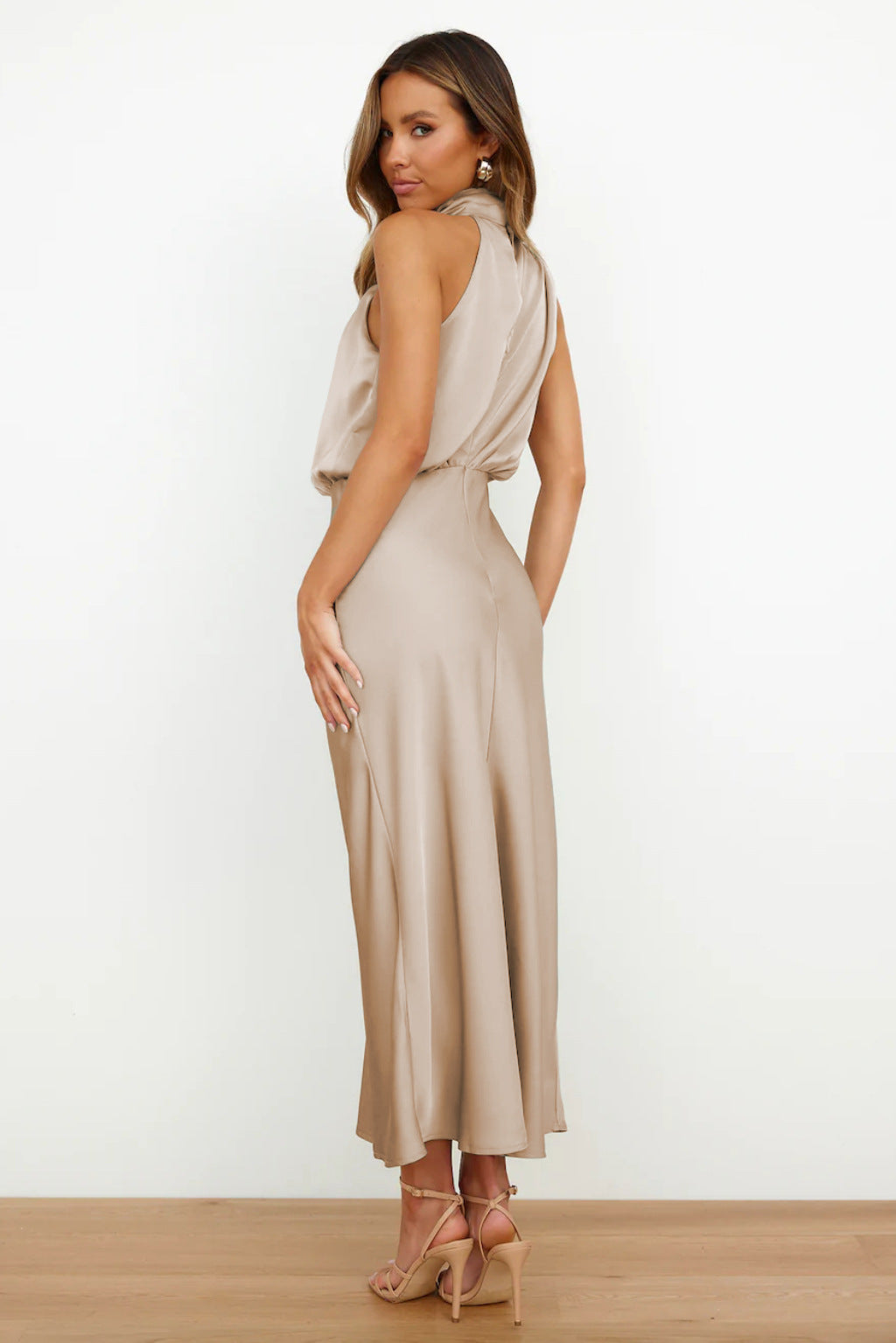 Robe Quentin Drapée Sahara