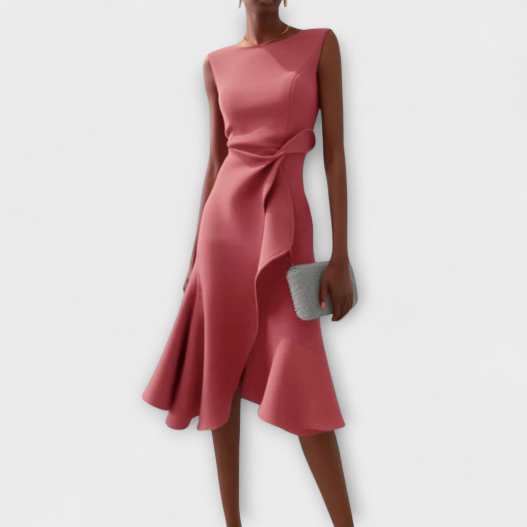 Darlene | Robe midi élégante
