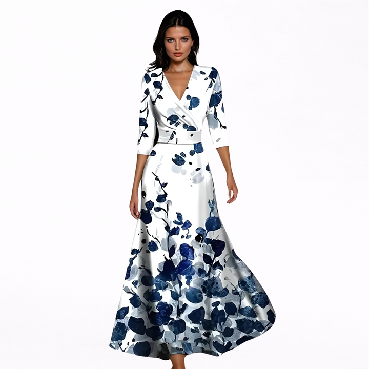 Emilia | Robe Maxi Florale Élégante