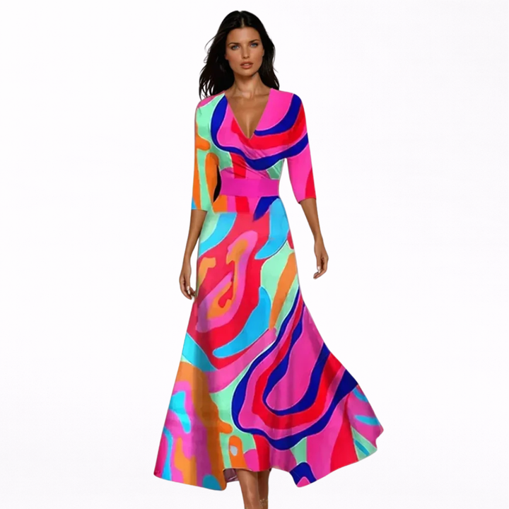 Emilia | Maxi Robe Florale Élégante
