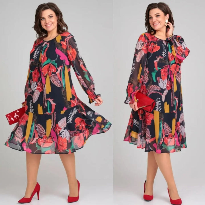 Floravine™ | Robe Fleurie Moderne