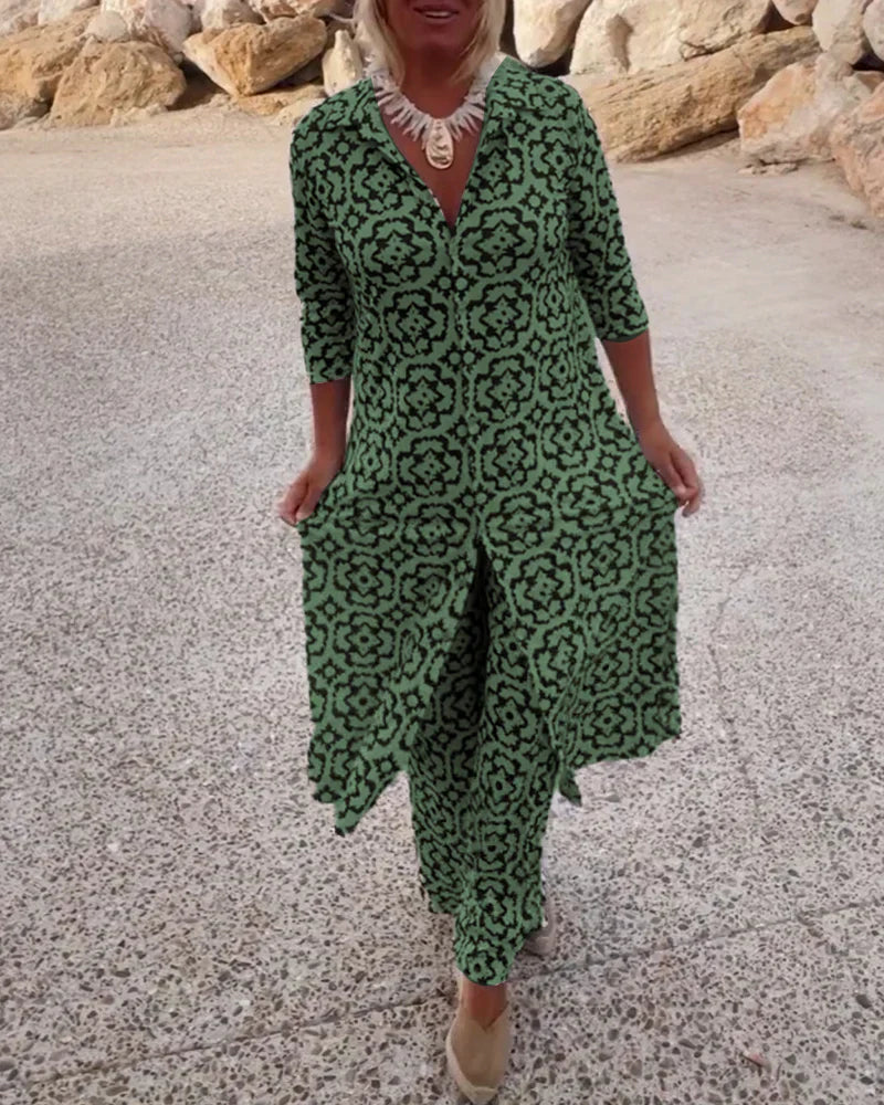 Sari | Ensemble avec fermeture à bouton