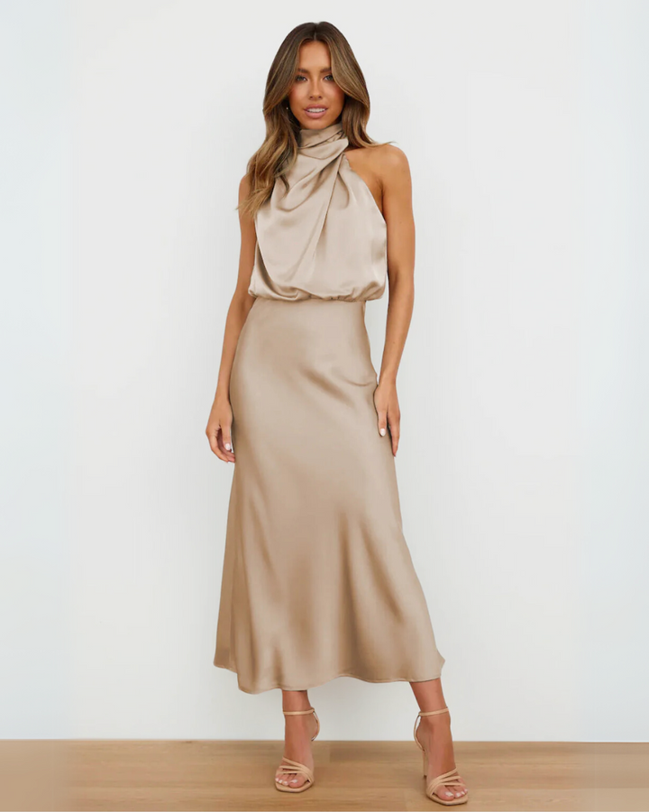 Robe Quentin Drapée Sahara