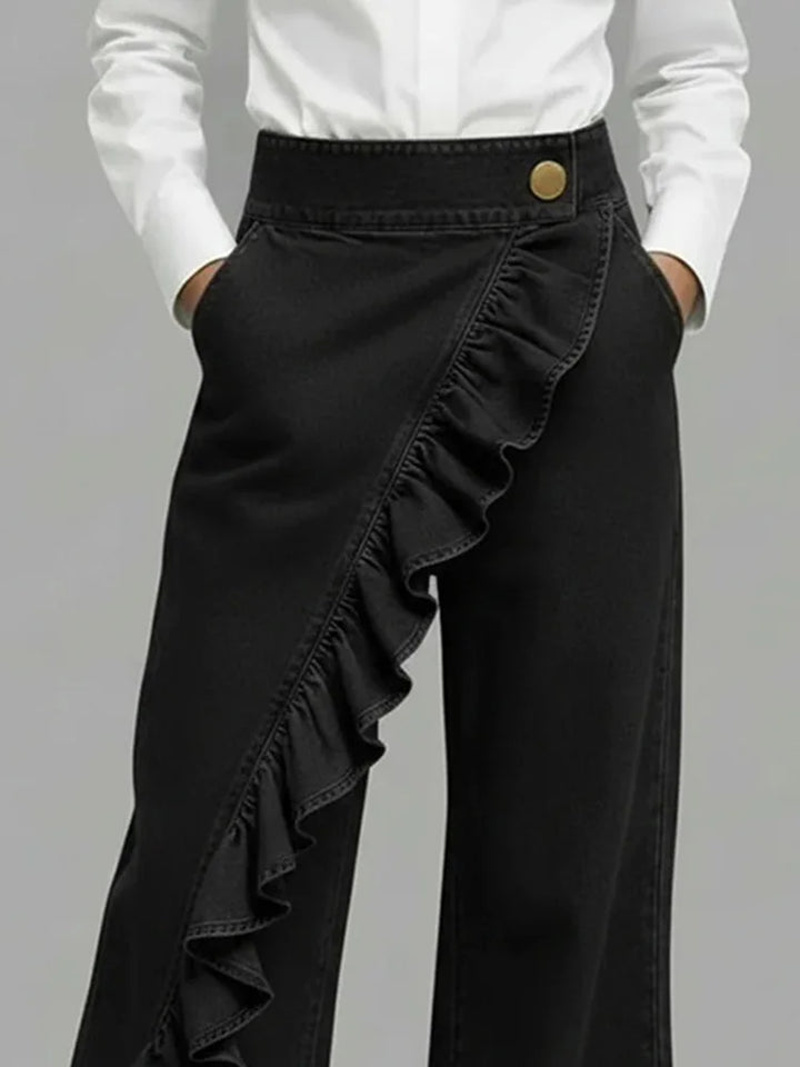 Linda | Pantalons en denim larges et confortables