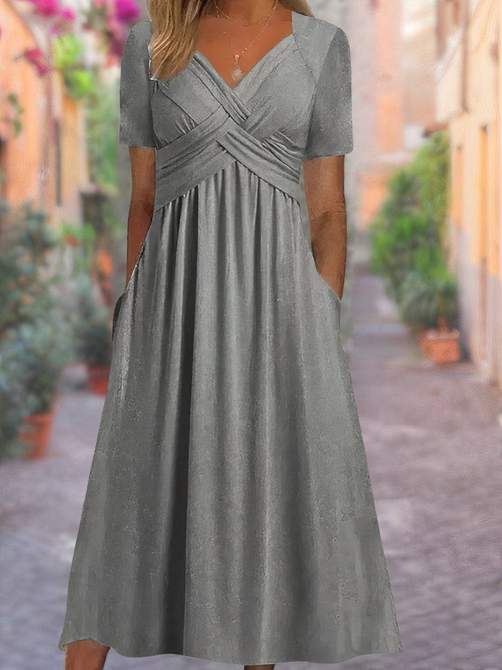Sylvia | Robe V-Neck couvrant le ventre