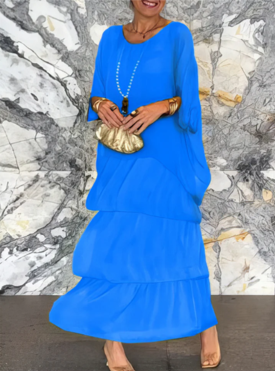 Lara | Robe Maxi Élégante Fluide