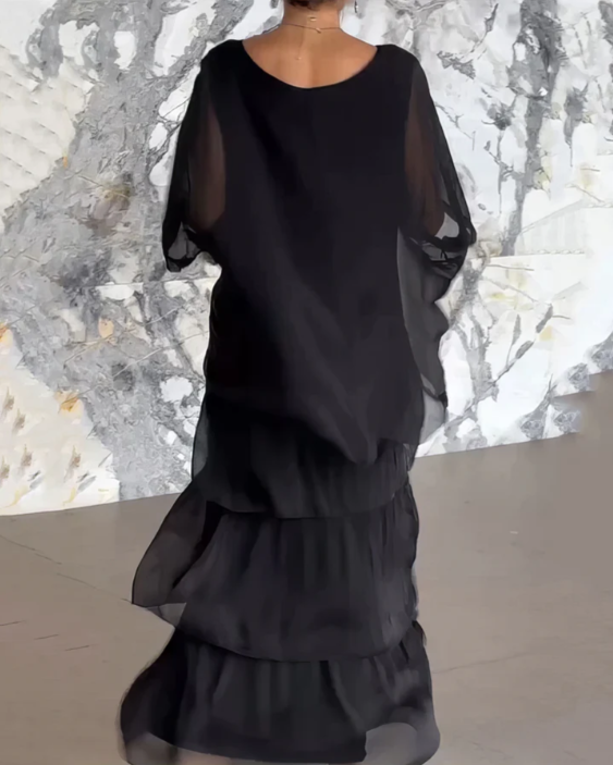 Lara | Robe Maxi Élégante Fluide