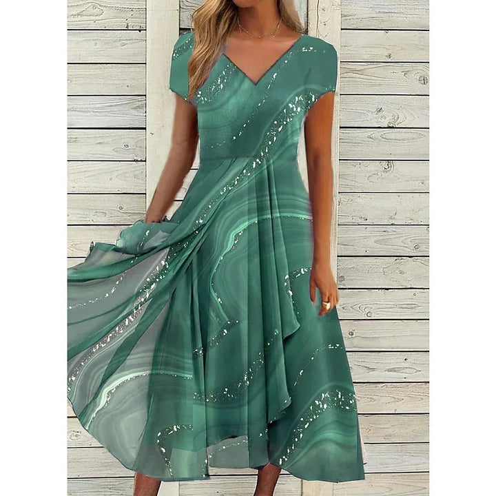 Fenella - Robe Midi à Col V